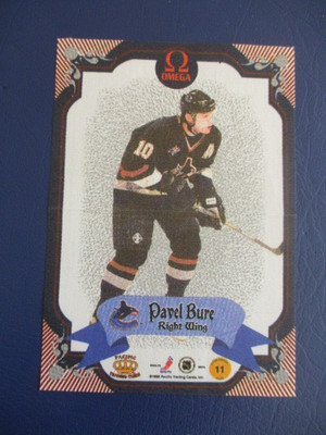 1998-99 Pacific OMEGA Pavel Bure Silks 3 1/2'' x 5''