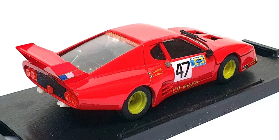 Brumm 1/43 Scale Diecast R213 - Ferrari 512 BB #47 Le Mans 1981 - Red - Image 2 of 4