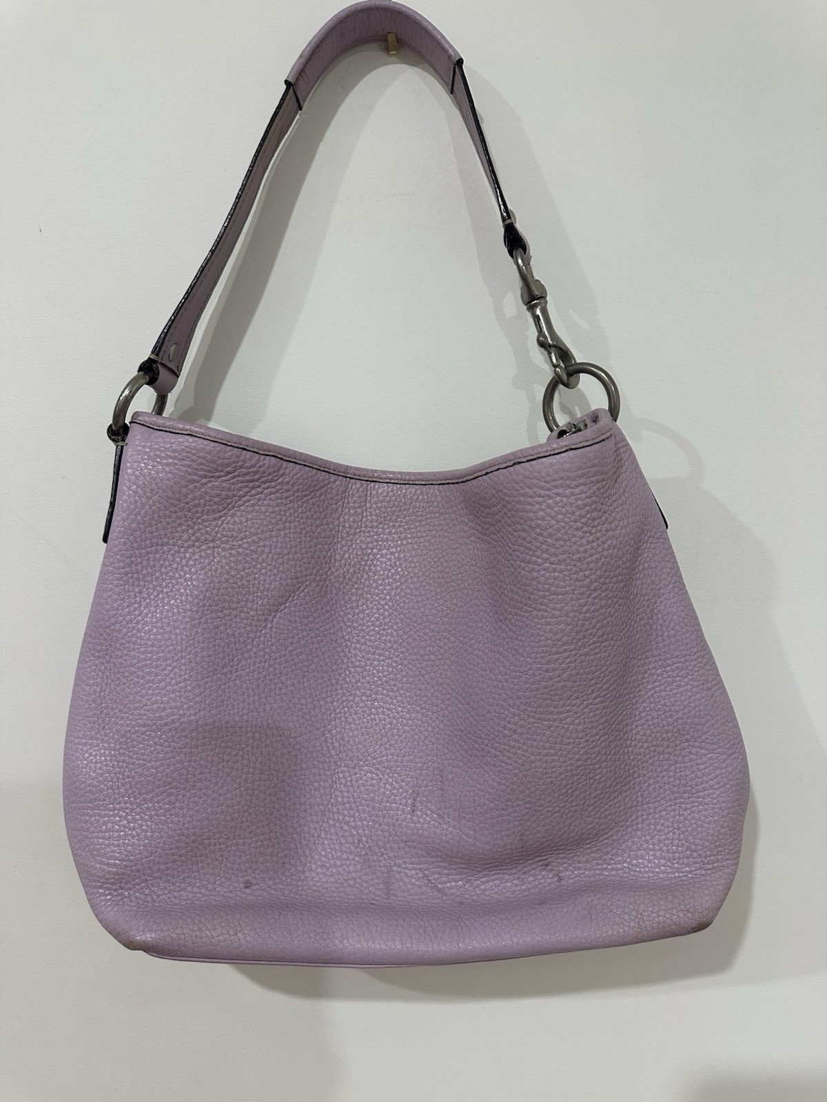 Vintage Coach Sarah Hobo Bag F13094 Lavender Leather Y2K image 3