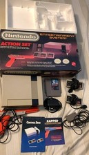 Nintendo Entertainment System (NES Action Set, 1987) - CIB Complete Tested