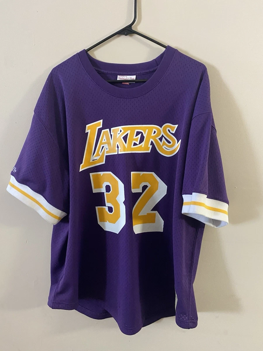 Mitchell & Ness Los Angeles Lakers Magic Johnson 32 Jersey Yellow