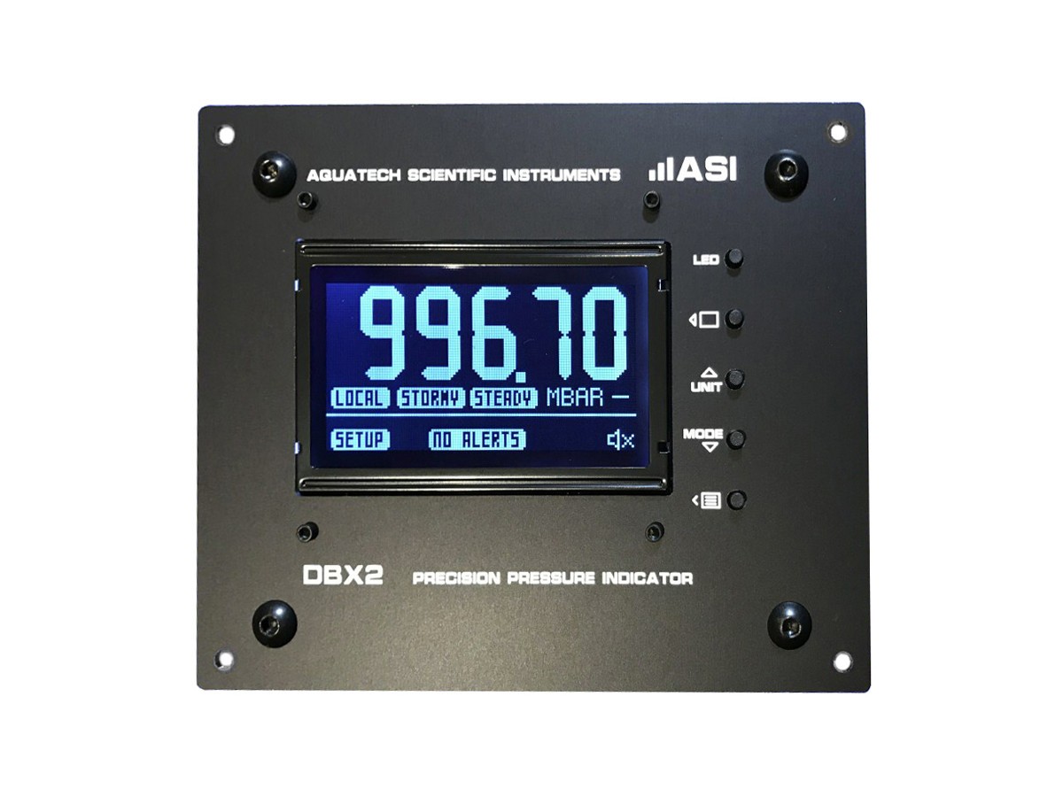 DBX2 FLUSH MOUNT  PRECISION DIGITAL BAROGRAPH BLACK - STANDARD CALIBRATION