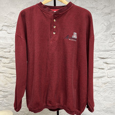 Cadre Athletic Embroidered Arizona Wildcats Heavy Henley Sweatshirt Vintage y2k