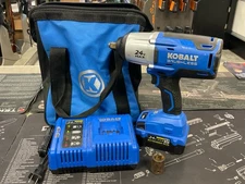 KOBALT TOOLS KIW 5024B-03 Bundle w/ Bag, Charger, and 4.0 Ah 24V Ext (FLO115920)
