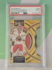2023 Panini Select #140 Patrick Mahomes II Gold Prizm Die Cut /10, PSA 9
