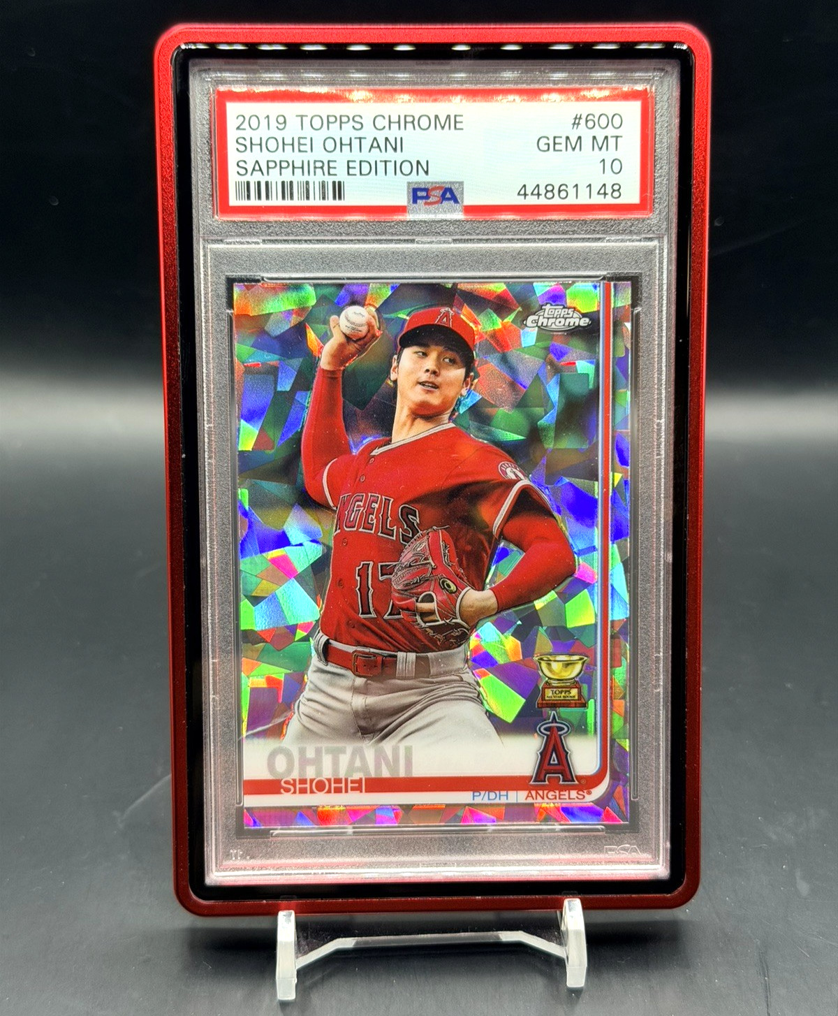 2019 Topps Chrome SAPPHIRE Shohei Ohtani #600 PSA 10 GEM MINT Rookie-Cup