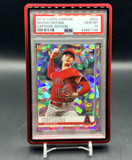 2019 Topps Chrome SAPPHIRE Shohei Ohtani #600 PSA 10 GEM MINT Rookie-Cup  