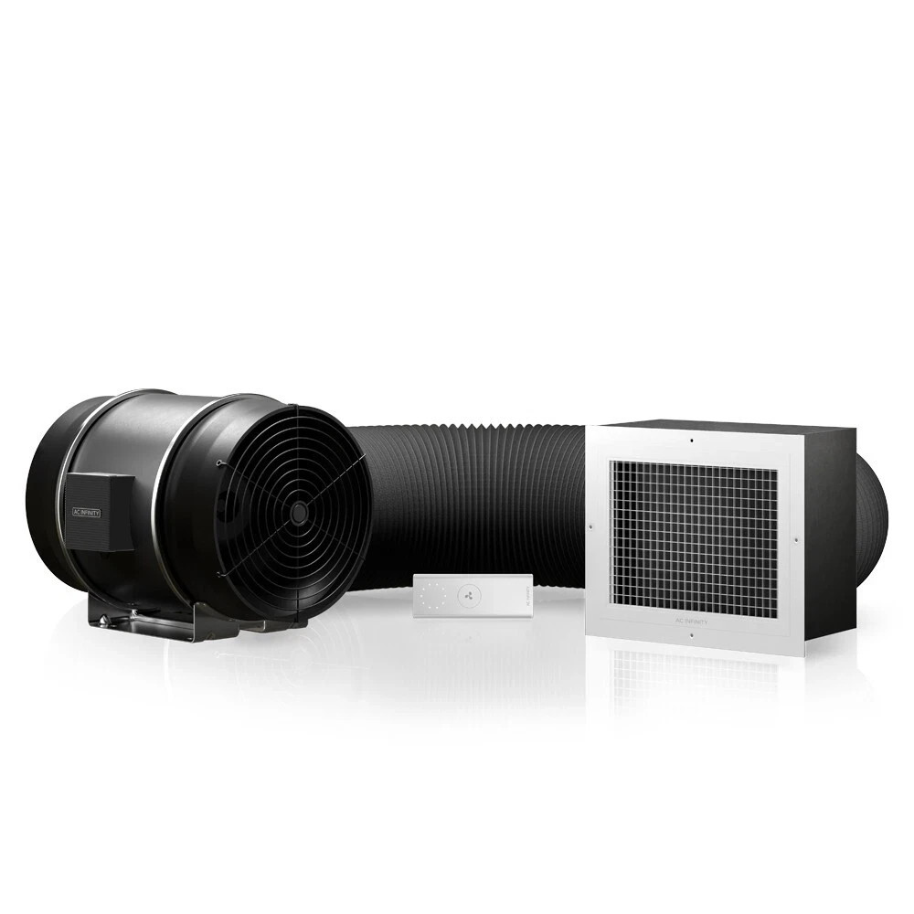 CLOUDWAY T12, Whole House Fan System, WiFi-Integrated Controls, 1600 CFM