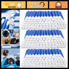 300 Pcs Foam Cleaning Swabs 5.12" Blue Square Tip for Printers Optical Devices