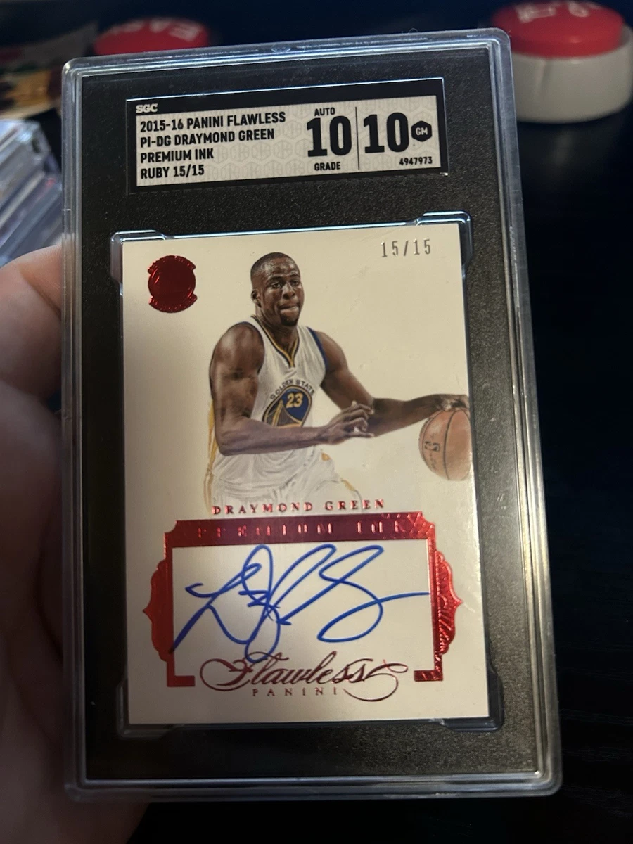 Panini Basketball Draymond Green Autographed Sports Trading Cards