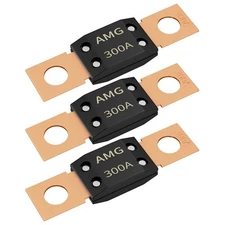 Joinfworld 300A MEGA Fuse, High Current Bolt Mount Automotive 300 Amp MEGA/AM...