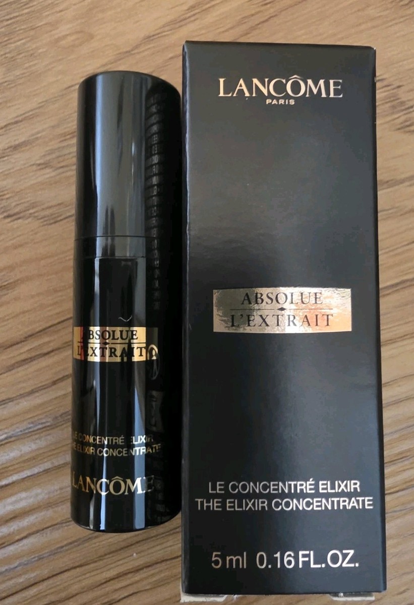 Lancome 6 pc Skincare Makeup Gift Set Pouch, Absolute elixir