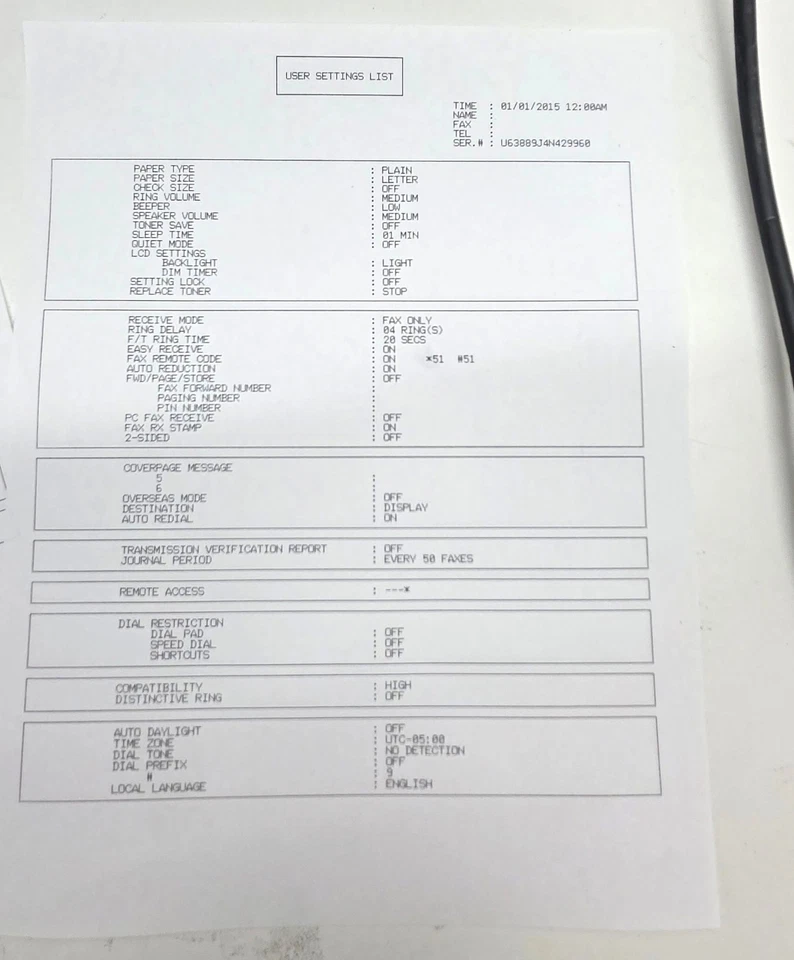 Brother MFC-L2740DW Wireless Duplex Scanner Fax Copier Workgroup Printer - Image 4 of 4