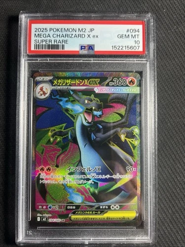 Pokémon TCG PSA 10 Mega Charizard X Inferno X 094/080