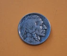 1925 D Buffalo Nickel US Coin - Denver Mint - F Fine 1925D