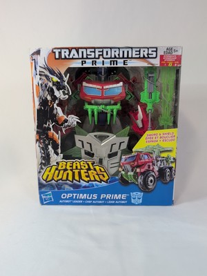 Transformers Prime Beast Hunters Voyager Optimus Prime MISB Rare