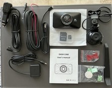 Dash Cam 4K Front and Rear Dual Camera 1080p with WiFi And Night Vision 64GB sim