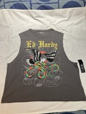 Ed Hardy Muscle Shirt, Men’s Size 2X, NWT!