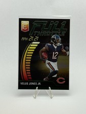 2023 Donruss Elite Full Throttle Green #FT-VJ Velus Jones Jr. bears
