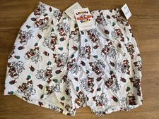 Vintage NOS 1996 Looney Tunes Taz 100 Cotton Christmas Boxer Shorts Mens XLarge