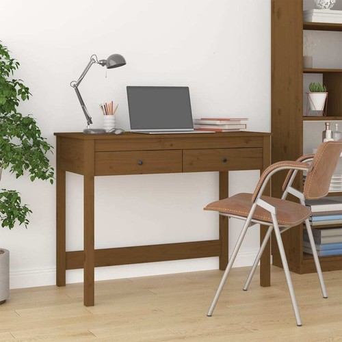 Scrivania cassetti 100x50x78 cm legno massello di pino varie scelte vidaXL - Foto 2 di 60