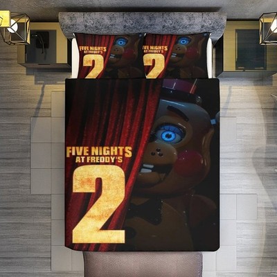 Five Nights at Freddy's FNAF Bettwäsche Set -44 Name Hinzufügbar Bettdeckenbezug