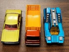 MATCHBOX Lesney Superfast lot of 3 - Cortina Cosmobile Cattle Truck