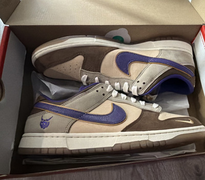 Nike Dunk Low PRM Setsubun DQ5009-268 Brown Beige Purple Men's Sneakers