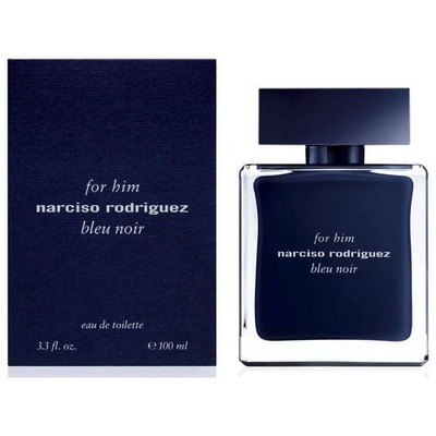FOR HIM NARCISO RODRIGUEZ BLEU NOIR cologne edt 3.3 oz 3.4 New in Box