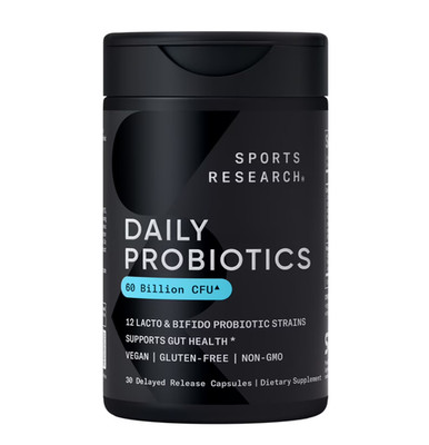 Daily Probiotics w/ Prebiotics 60 Billion CFU Vegan Gut & Digestive Health 30ct