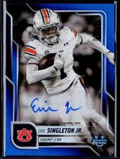 2025 Bowman Chrome #BCA-ESI Singleton Jr. Prospect Auto Blue Refractor #/150