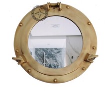 Antique Style Decorative Round Aluminum Porthole Wall Mirrors for 12 INCH