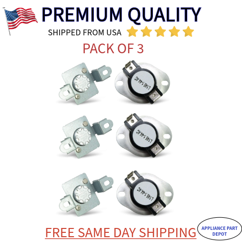 279973 Thermal cut off kit 8318314 for whirlpool maytag kenmore dryers