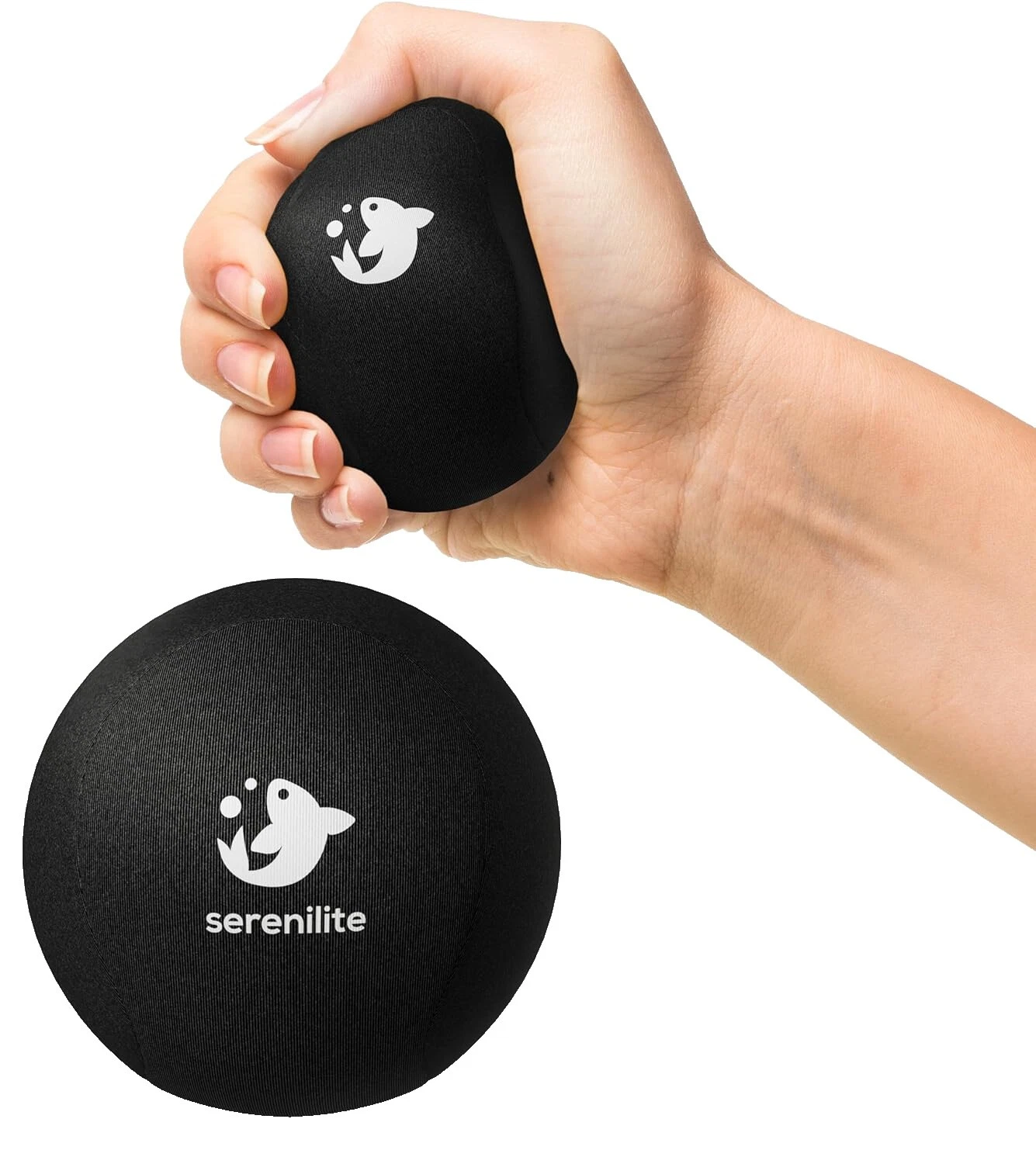 Black Squeeze Ball Exprimible estrés analgésicos