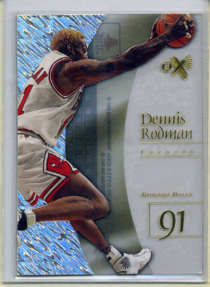 Dennis Rodman 1997-98 E-X2001 CARD #5 -- BULLS