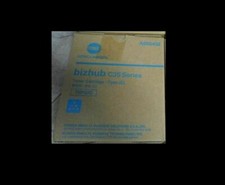 New Genuine Konica Minolta Bizhub C35 C35P cyan Toner TNP22C TNP-22C