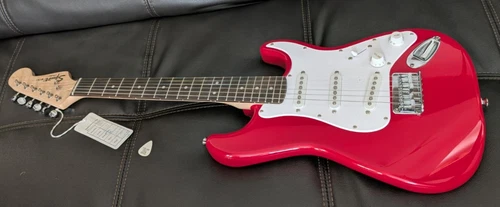 Squier Sonic Stratocaster HT Electric Guitar In Torino Red in Box