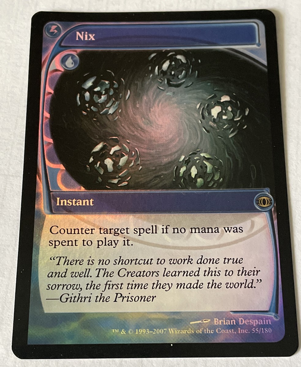 MTG FOIL Nix – Future Sight Card | eBay MTG FOIL Nix – Future Sight Card | eBay