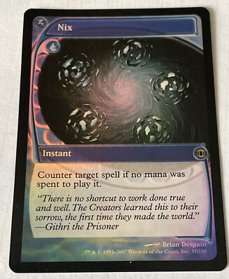 MTG FOIL Nix – Future Sight Card | eBay MTG FOIL Nix – Future Sight Card | eBay