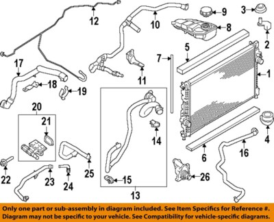 FORD OEM 12-23 C-Max Radiator Components-Radiator Lower Insulator DG9Z8124C