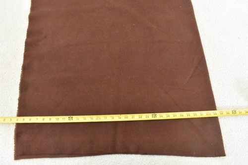 35" Long x 60" Wd, Rusty-Brown Mid-to-Heavy-Weight Wool, V261 - Picture 3 of 3