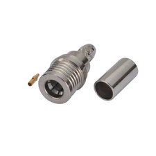 QMA Crimp Plug Male RF Connector fits LMR195 RG-58 RG400 RG142 Coaxial Cables