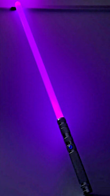 Star Wars Lichtschwert/Laserschwert Silber 16 Farbmodi
