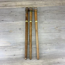Vintage 15” Weaving Bobbins-Lot Of 3