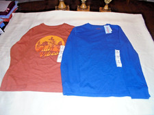 2 LONG SLEEVE " CAT  JACK" SHIRTS FOR BOYS- SIZE M 8