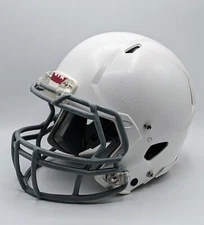 Riddell Speed Youth Medium Football Helmet 2018 White with Gray Facemask R41191