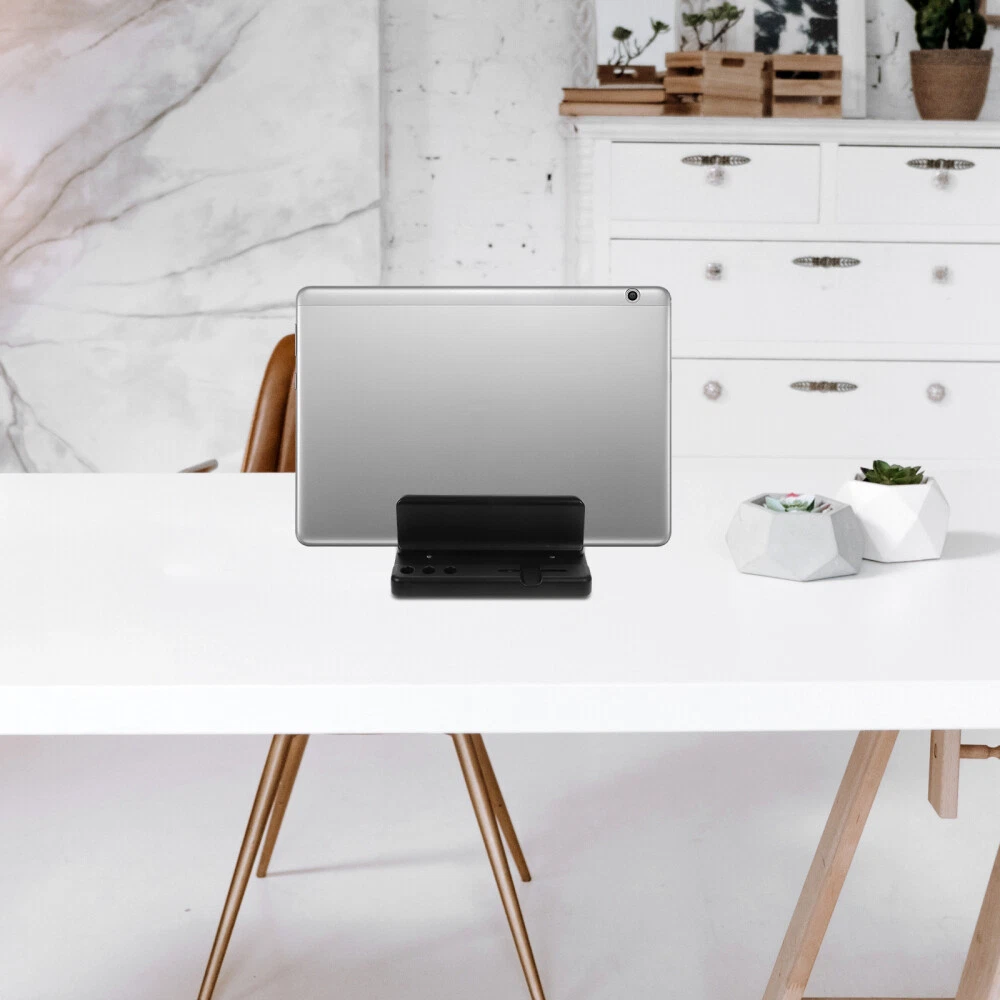 Vertical Laptop Stand for Desk - Adjustable Computer Holder Desktop Accessory  