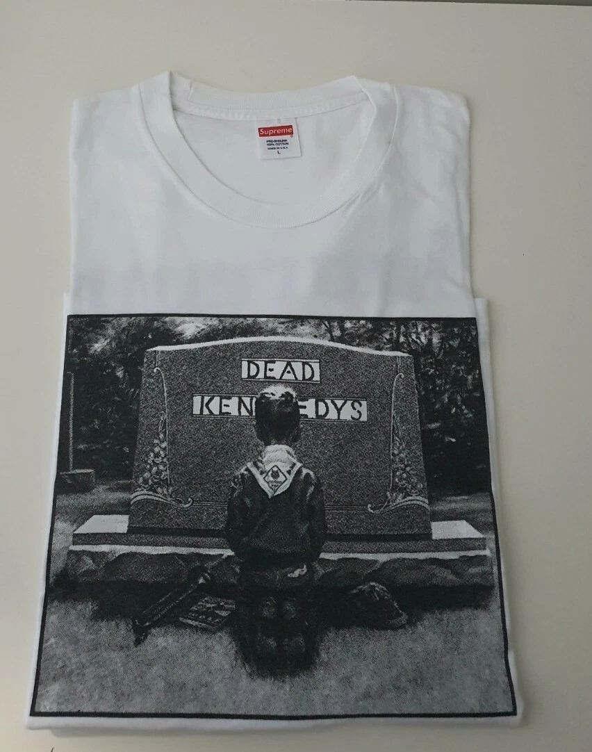 T Shirt Vintage Blanc SS14 Supreme X Dead Kennedys Taille L Rare 2014