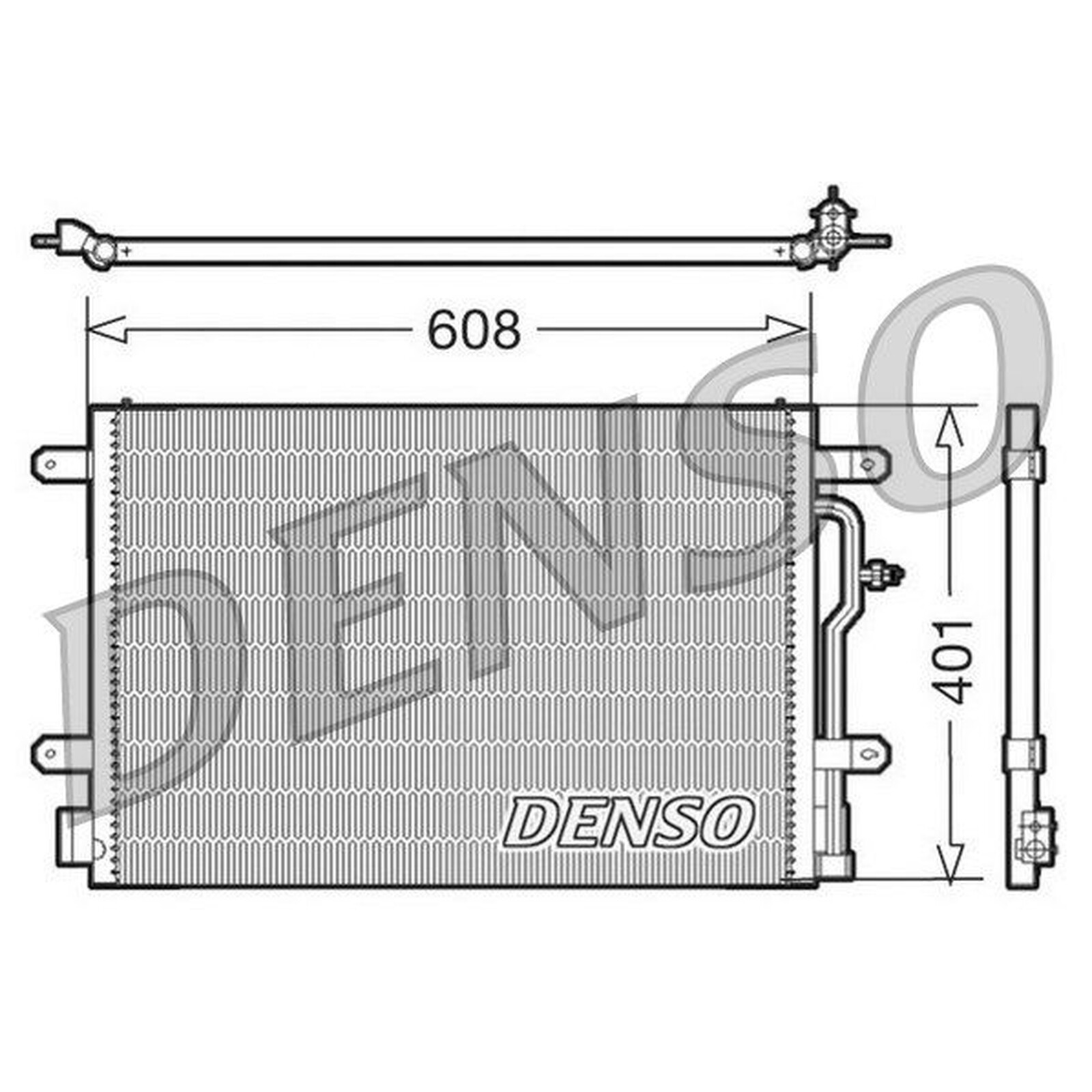 DENSO Air Conditioning Condenser - DCN02012 - A/C Car / Van / Engine Parts