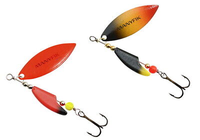 8g Treble no.5 Spinner lure for trout COLORS Manyfik Mobby VK-4
